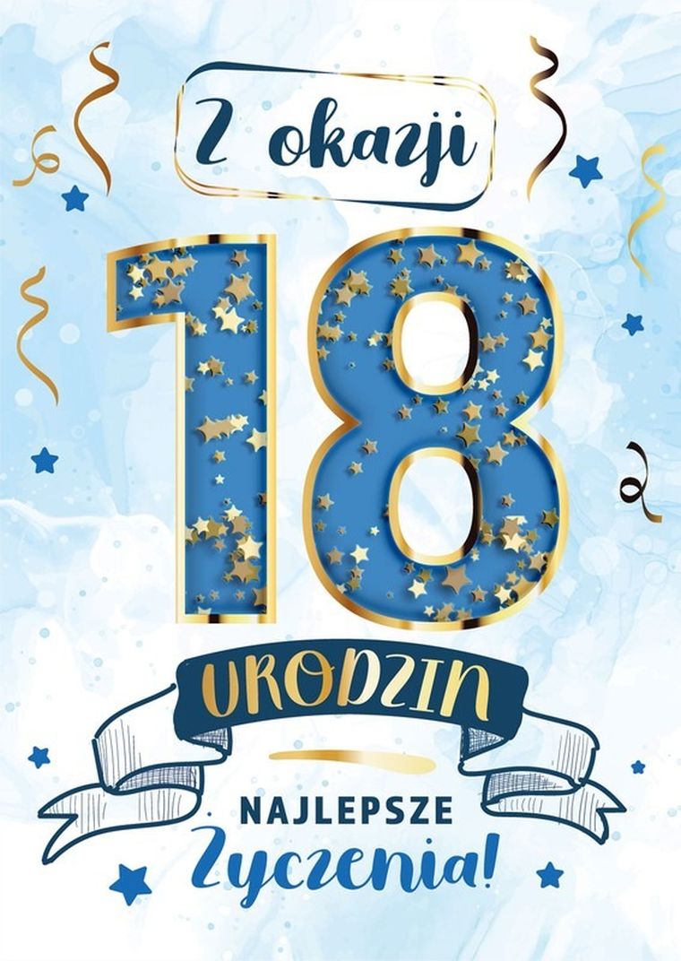 Armin Style, karnet B6 z kopertą, urodziny 18