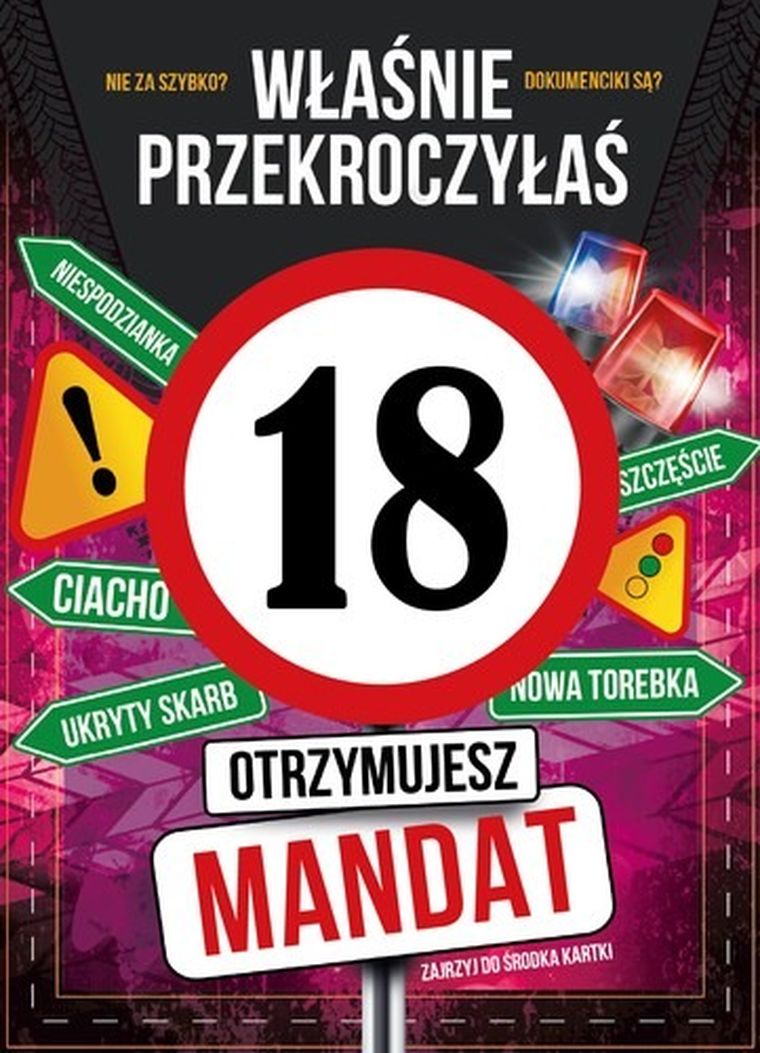 Armin Style, karnet B6 z kopertą, urodziny 18