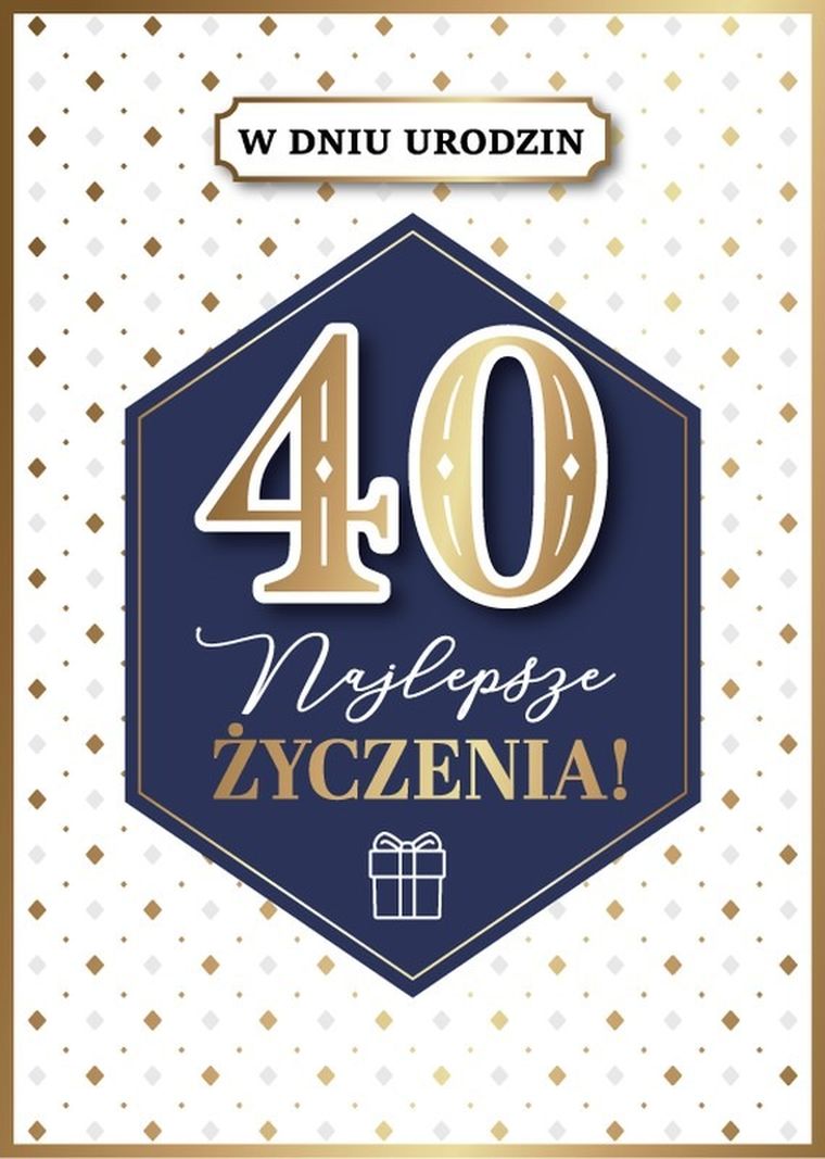 Armin Style, karnet B6 z kopertą, urodziny 40