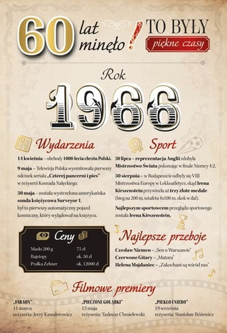 Armin Style, karnet B6 z kopertą, urodziny 60