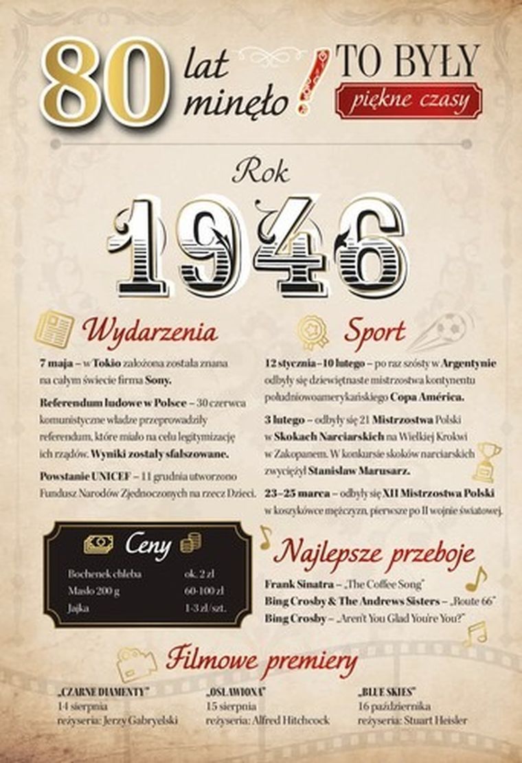 Armin Style, karnet B6 z kopertą, urodziny 80