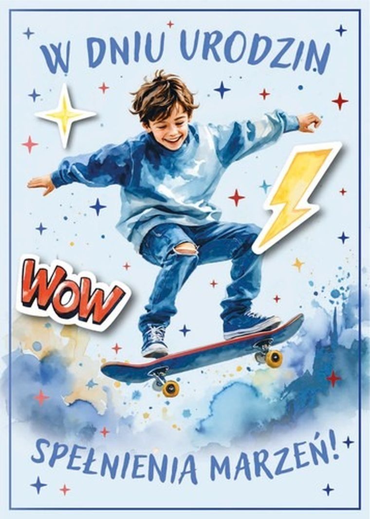 Armin Style, karnet B6 z kopertą, urodziny