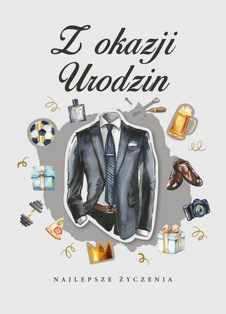 Armin Style, karnet B6 z kopertą, urodziny