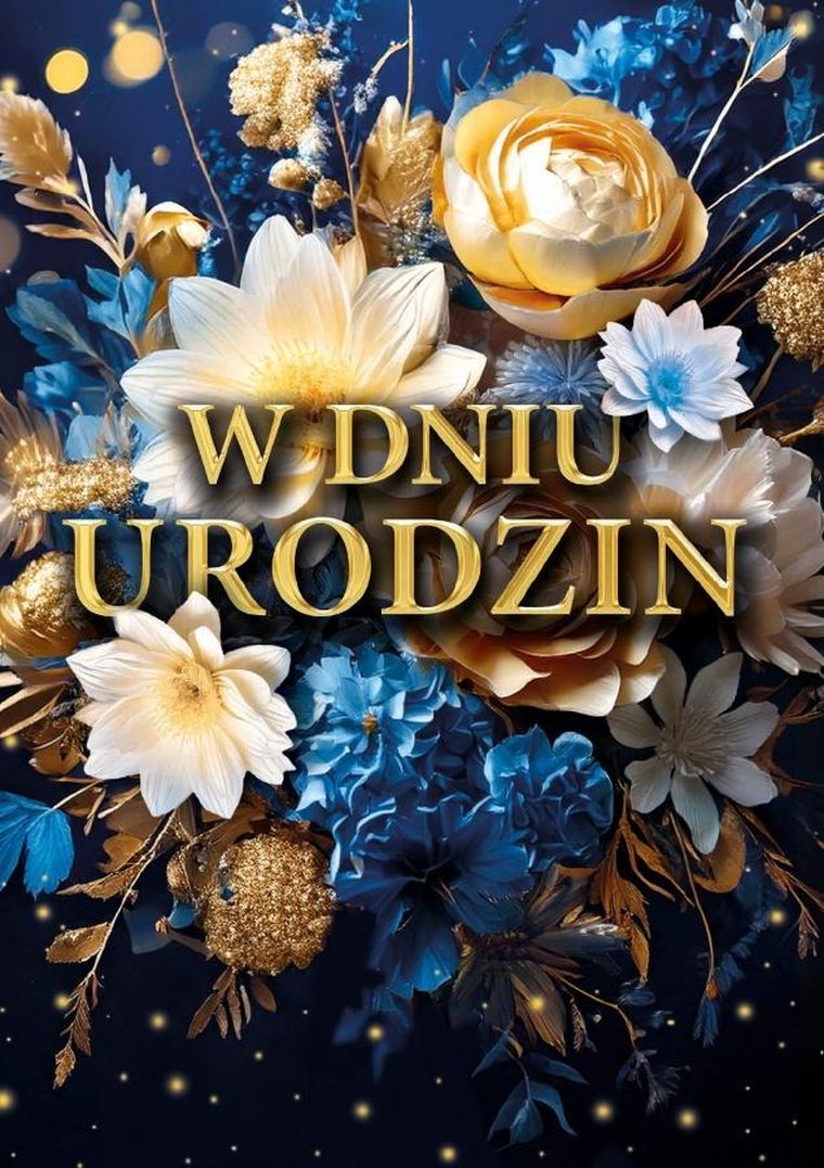 Armin Style, karnet B6 z kopertą, urodziny, niebieski