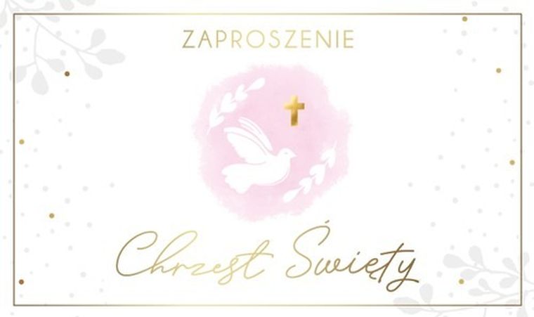 Armin Style, zaproszenie, chrzest, 10 szt.