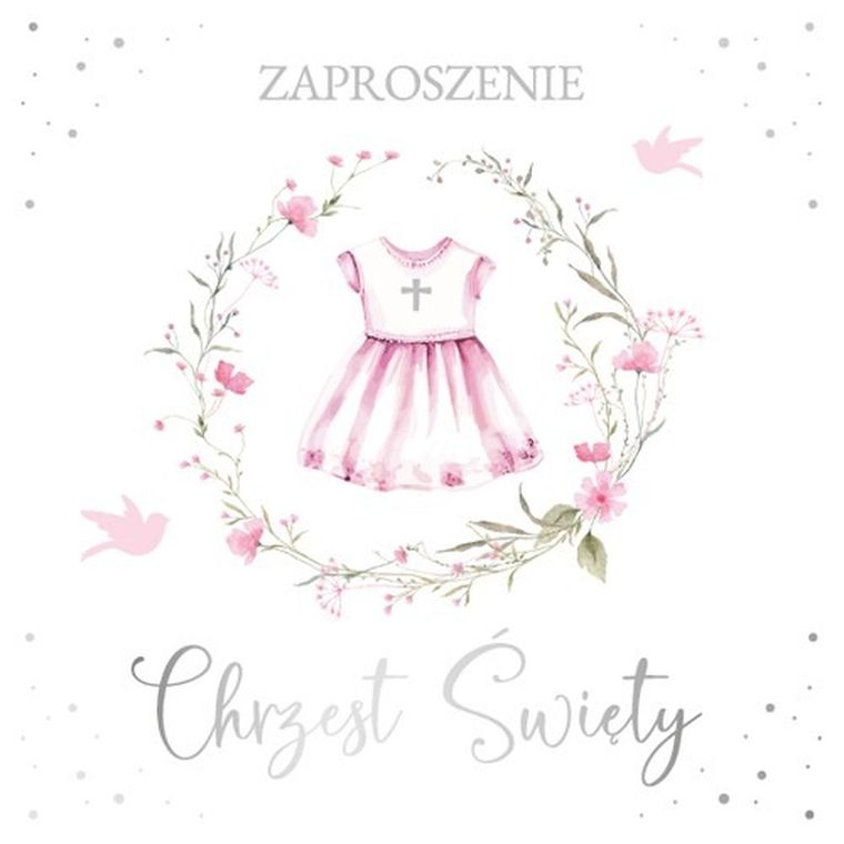 Armin Style, zaproszenie, chrzest, 10 szt.