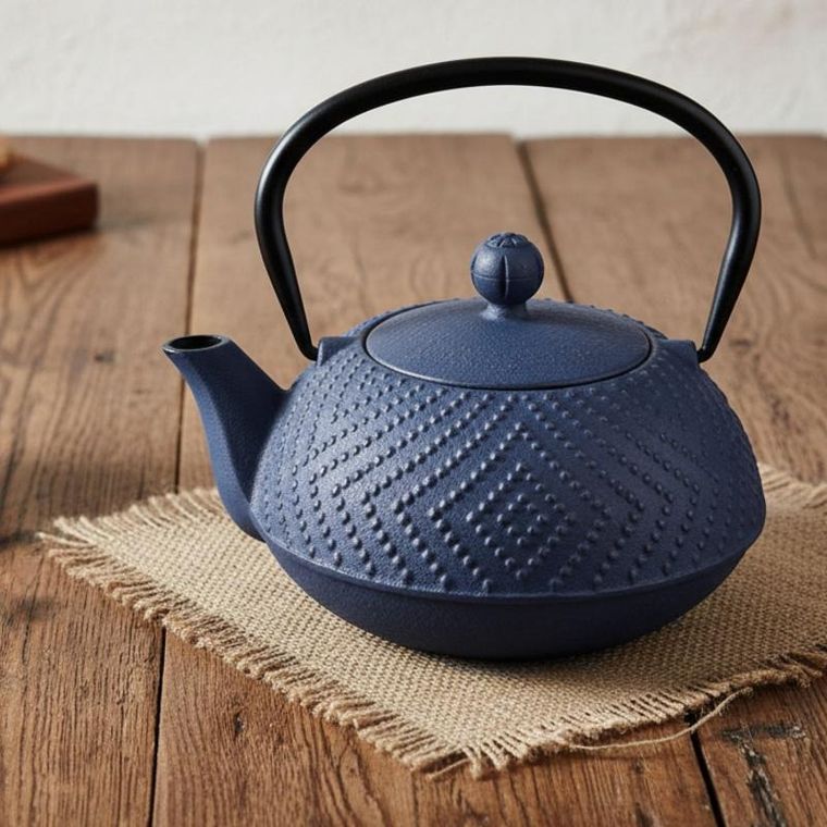 Aromelio, Kamin, czajnik żeliwny z zaparzaczem, 900 ml