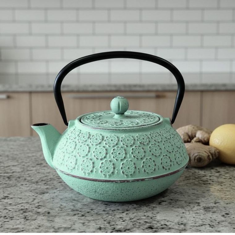 Aromelio, Kumo, czajnik żeliwny z zaparzaczem, 1000 ml