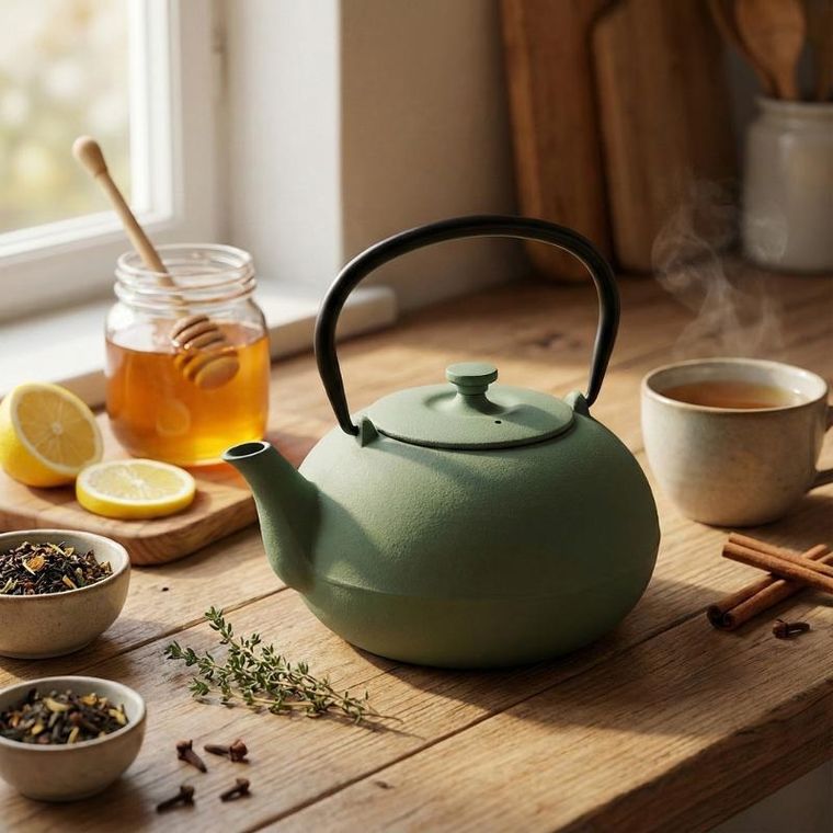 Aromelio, Nomi, czajnik żeliwny z zaparzaczem, 800 ml