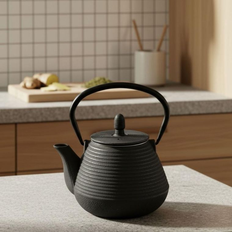 Aromelio, Yuki, czajnik żeliwny z zaparzaczem, 1000 ml