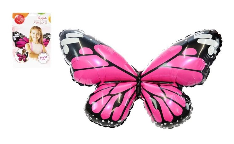 Arpex, balon foliowy z szelkami, skrzydła motyla