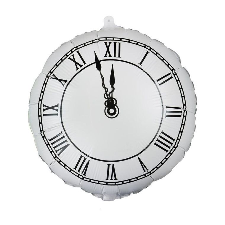 Arpex, balon foliowy, zegar