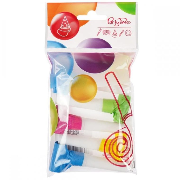 Arpex, gwizdki, neonowe, 6 szt.