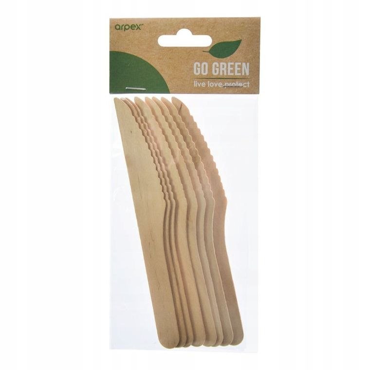 Arpex, noże drewniane, 8 szt.