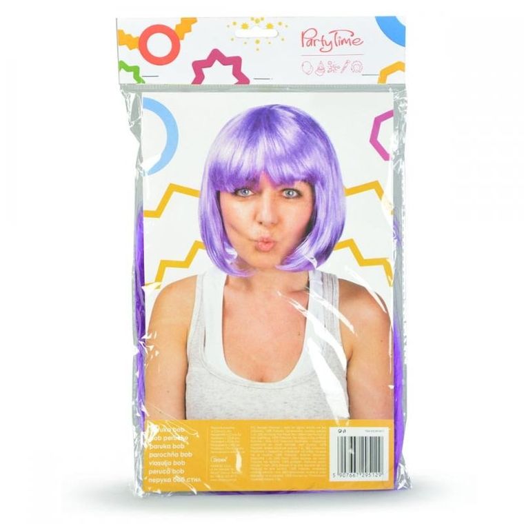 Arpex, peruka bob, fioletowa