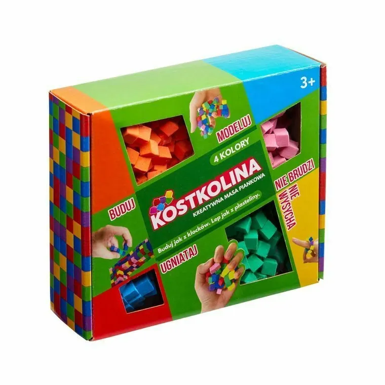 Art and Play, kostkolina, masa plastyczna, zielona