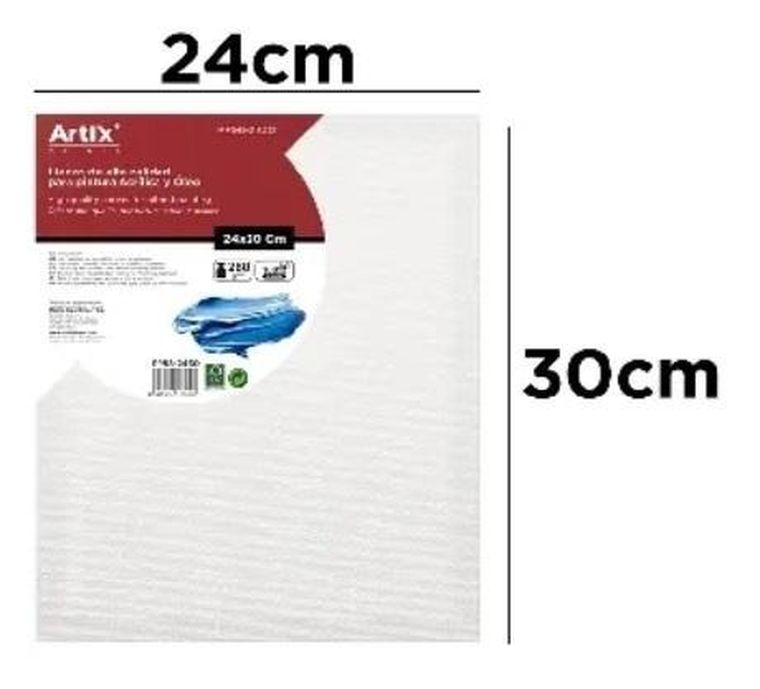 Artix, podobrazie, 280G/m2, 24-30 cm
