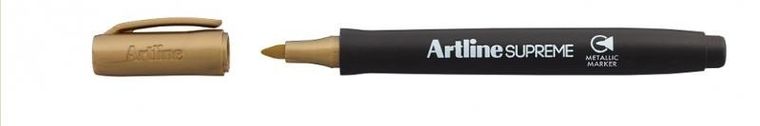 Artline, Supreme, marker permanentny, metaliczny złoty