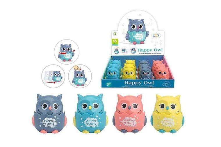 Artyk, jeżdżąca sówka, 8 cm