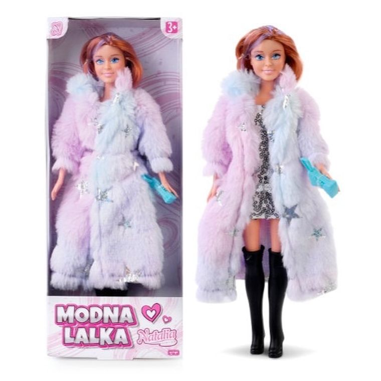 Artyk, Natalia, Modna lalka w futerku, 29 cm