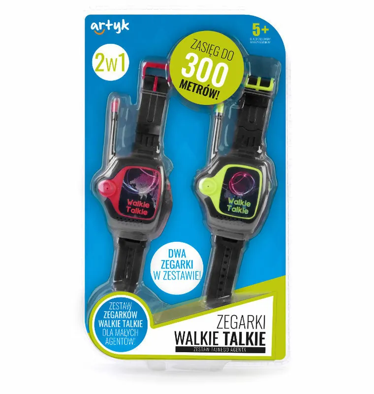Artyk, zegarki walkie talkie, 2 szt.