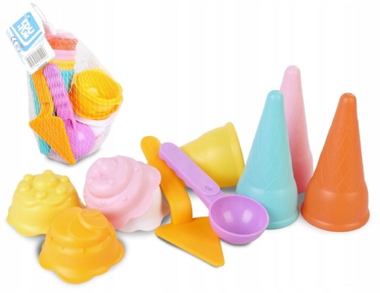 Artyk, zestaw do piasku, lody