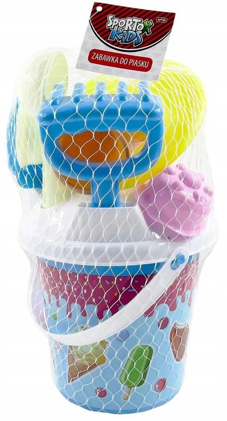 Artyk, zestaw do piasku, niebieski