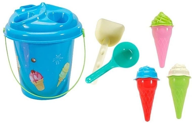 Artyk, zestaw do piasku, niebieski