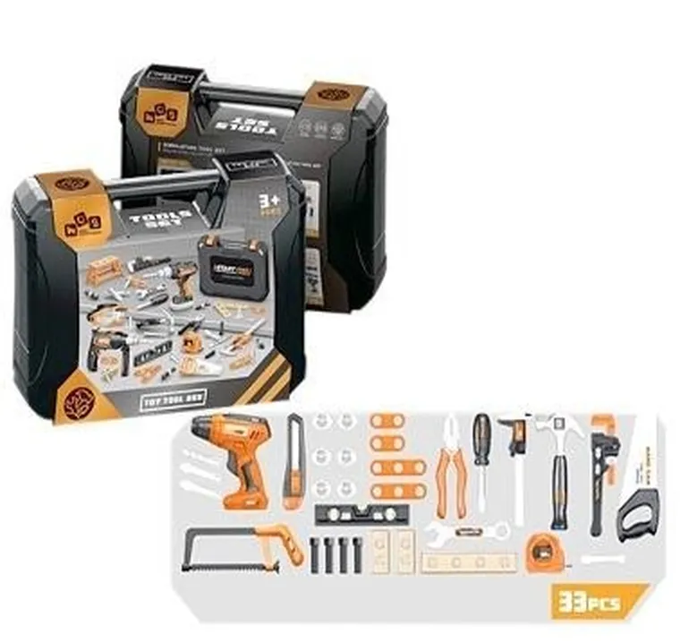 Artyk, zestaw małego majsterkowicza, narzędzia w walizce, 33 elementy