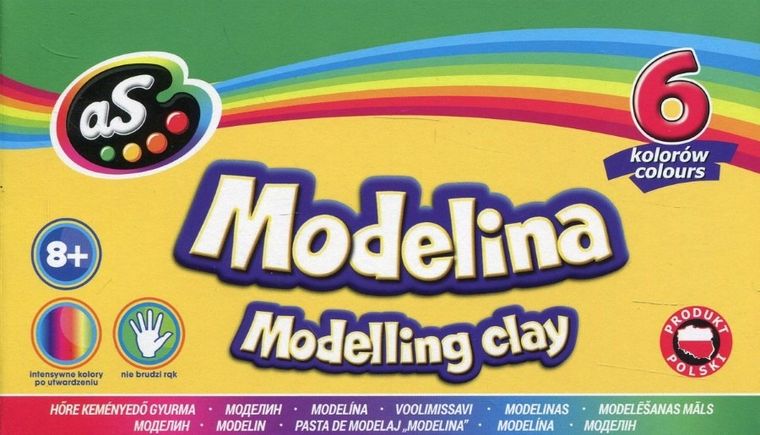 AS, modelina, 6 kolorów