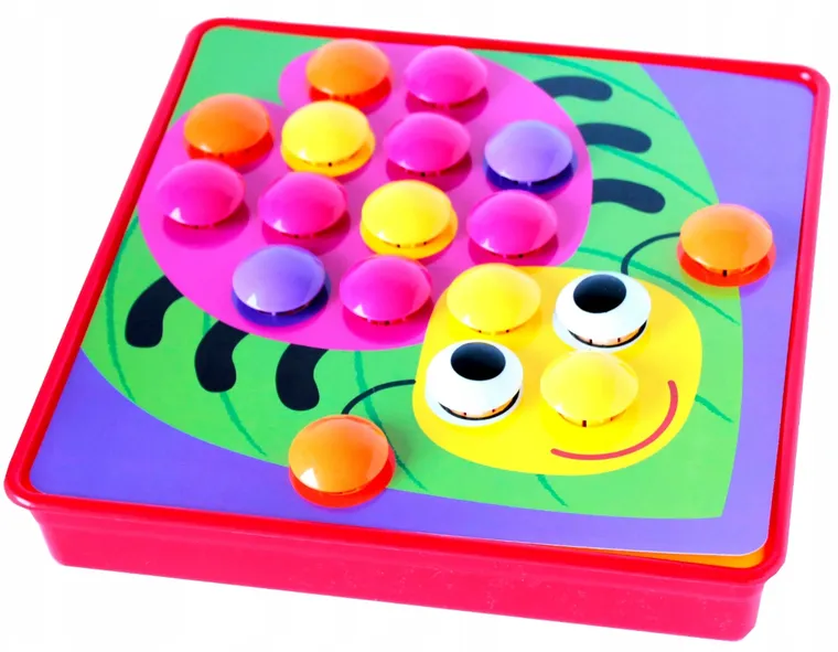 Askato, Genialny dzieciak, guzikowy trening małej rączki, mozaika, 45 elementów