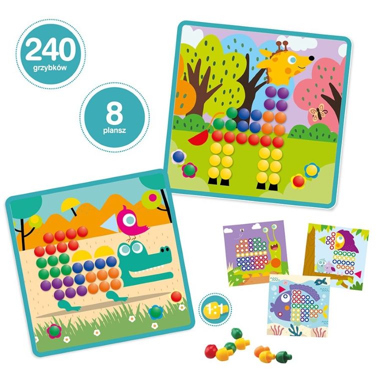 Askato, Genialny dzieciak, sprytne oczko, mozaika, 240 elementów