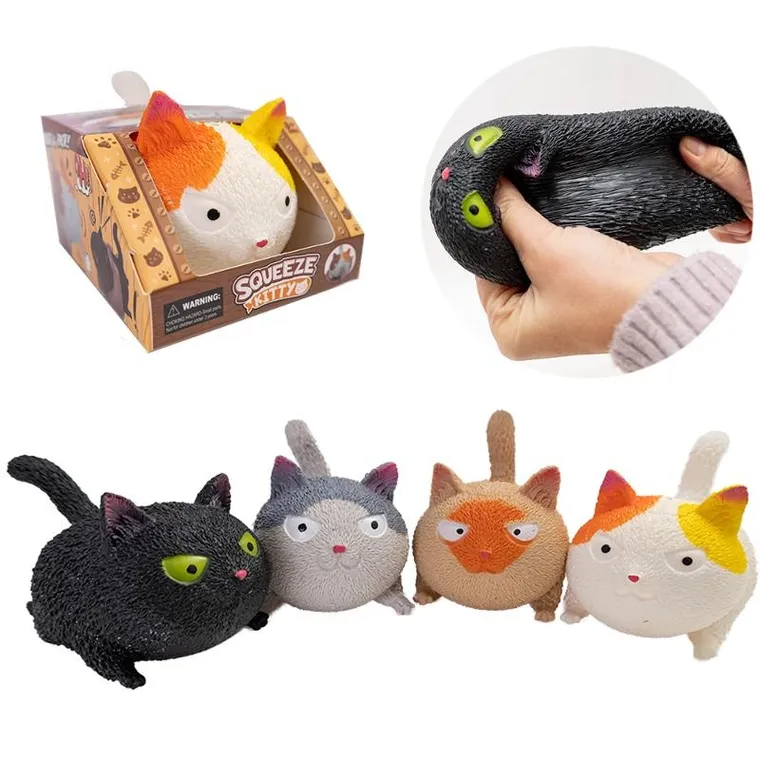 Askato, gniotek antystresowy, kot, 1 szt.