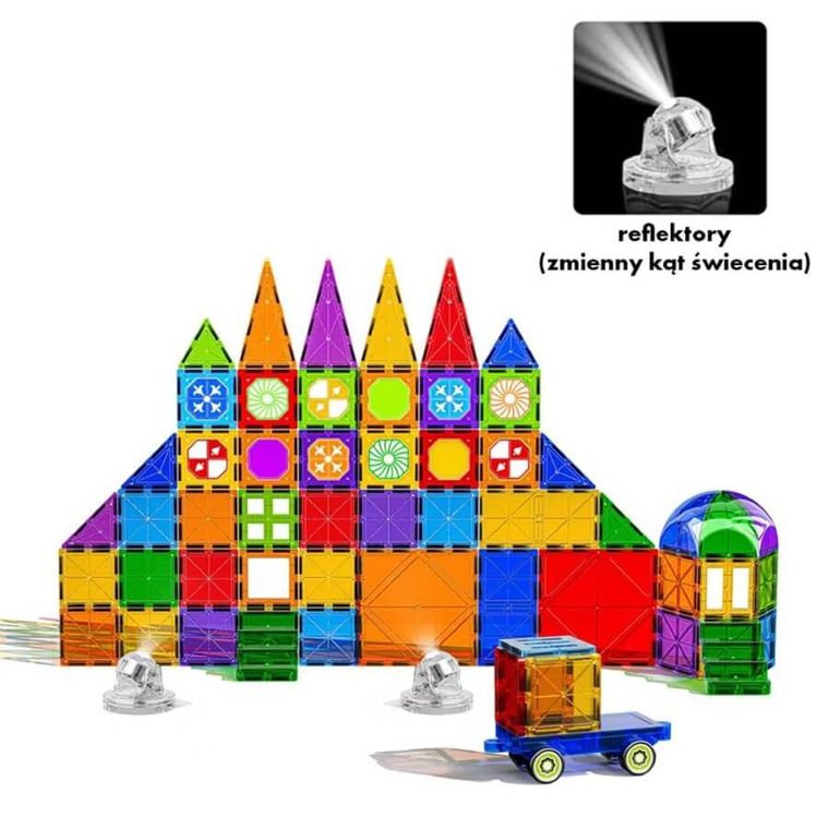 Askato, klocki magnetyczne, 101 elementów