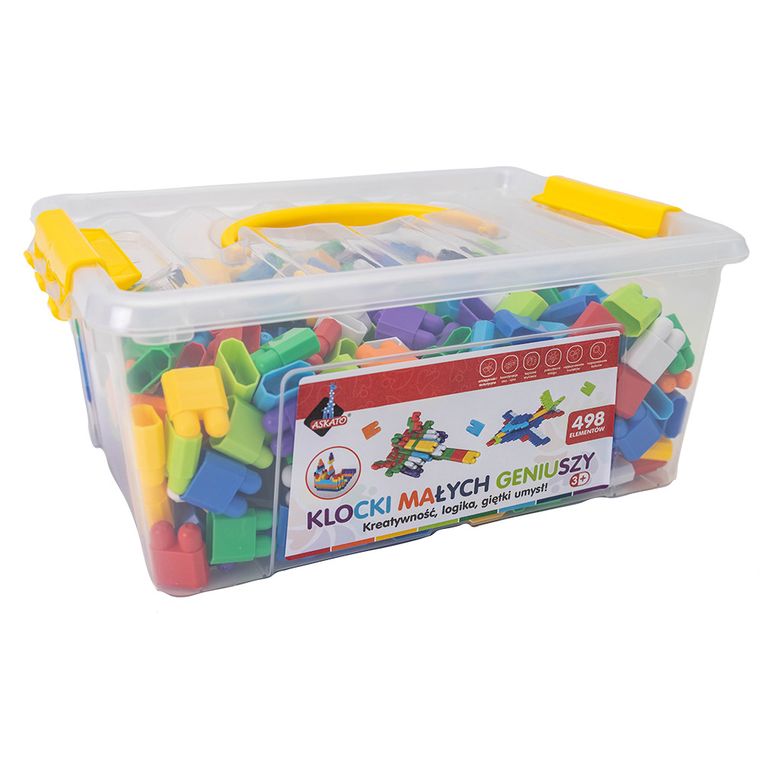 Askato, Klocki Małych Geniuszy, 498 elementów