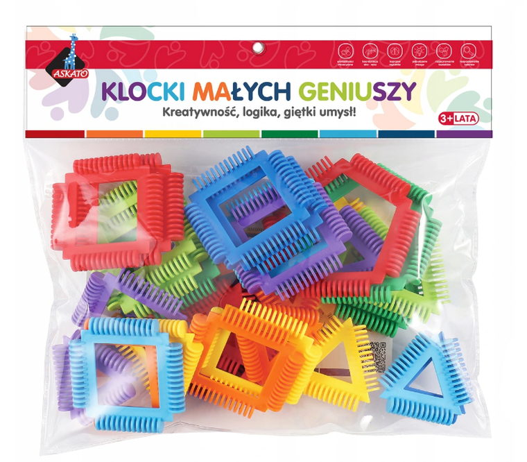 Askato, klocki szczotkowe, 32 elementy