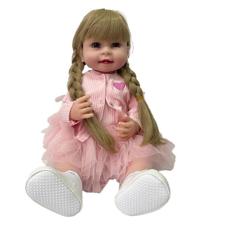 Askato, lalka bobas, dziewczynka, 56 cm