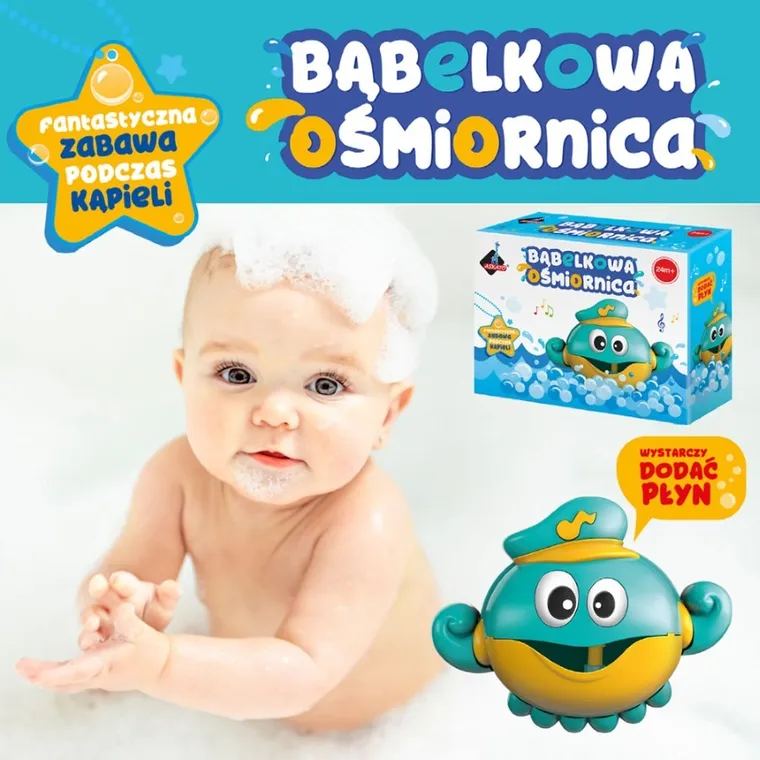 Askato, Ośmiornica do kąpieli, maszynka do baniek