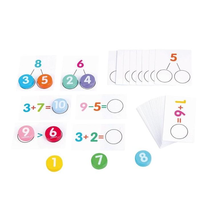 Askato, Pomysłowy skrzat, uczę się liczyć, drewniana układanka, matematyka