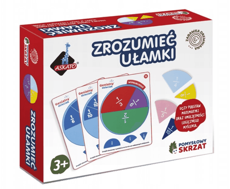 Askato, Pomysłowy skrzat, zrozumieć ułamki, gra edukacyjna