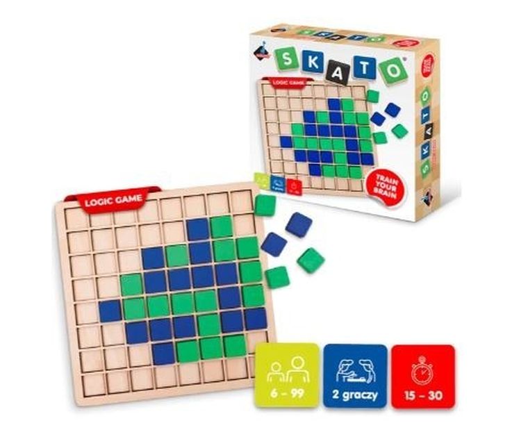 Askato, Skato, drewniana gra logiczna