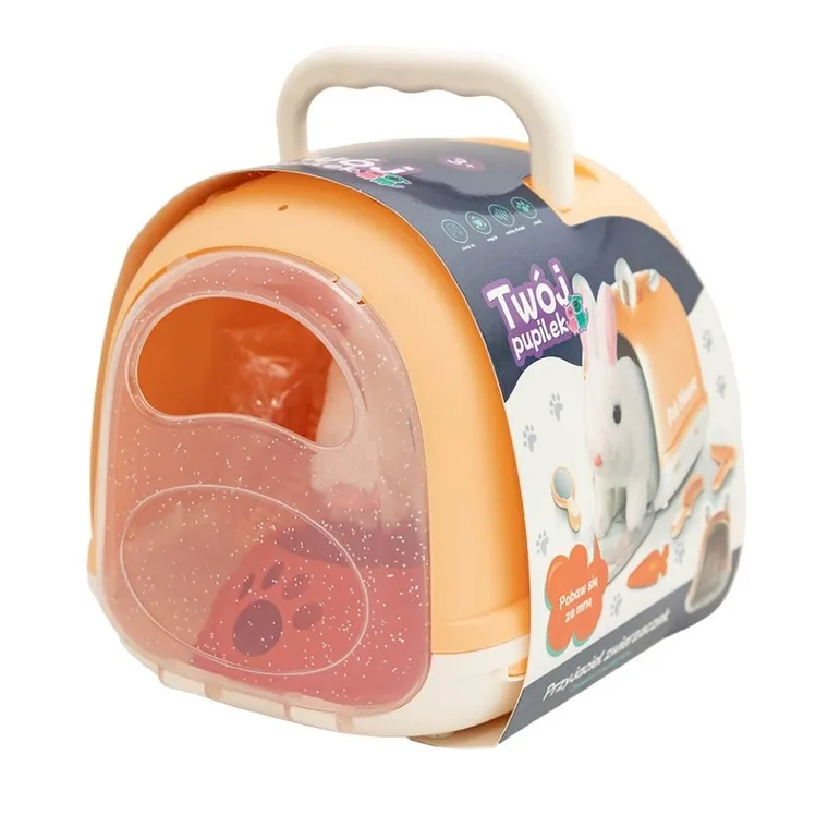Askato, Twój pupilek, króliczek z domkiem, zabawka interaktywna