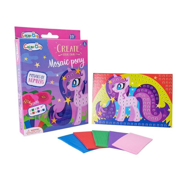 Askato, wyklejanka po numerach, kucyk