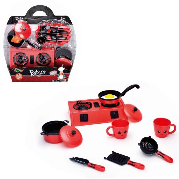 Askato, zestaw kuchenny plastikowy, 11 elementów