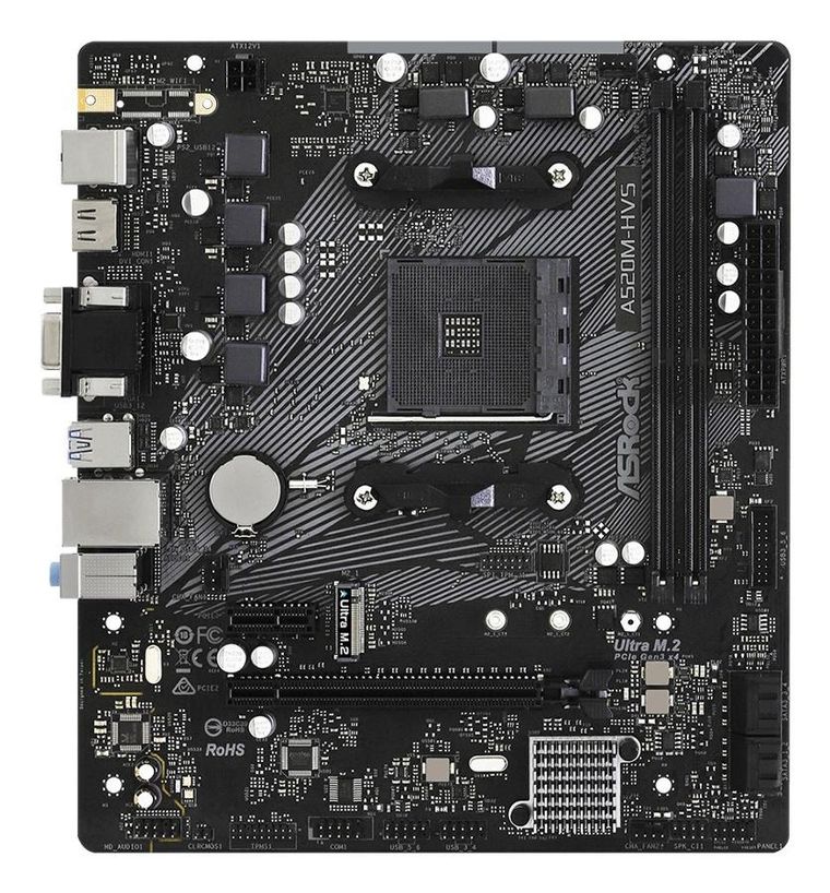 Asrock, płyta główna, A520M-HVS AM4 2DDR4 HDMI/VGA M.2 mATX