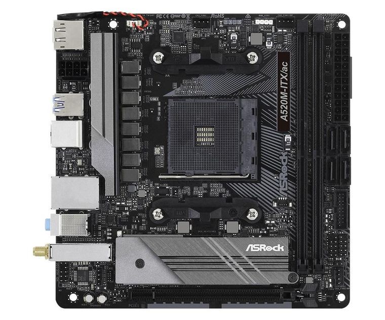 Asrock, płyta główna, A520M-ITX/AC