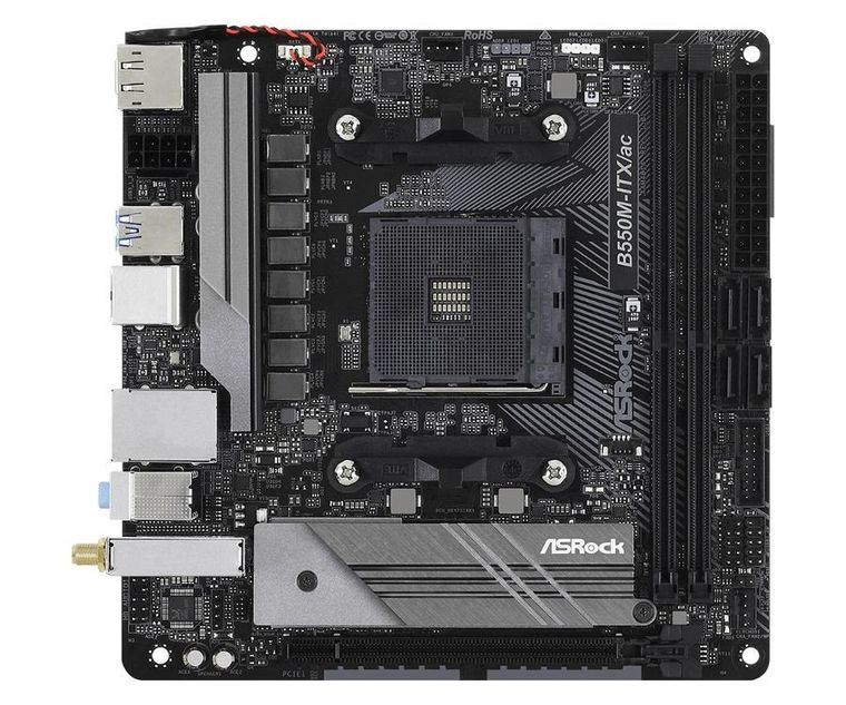 Asrock, płyta główna, B550M-ITX/AC