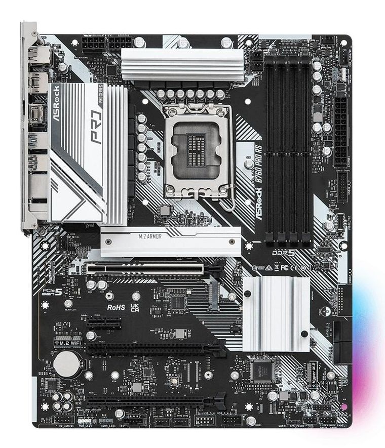ASRock, płyta główna, B760 Pro RS s1700 4DDR5 DP/HDMI/eDP M.2 ATX