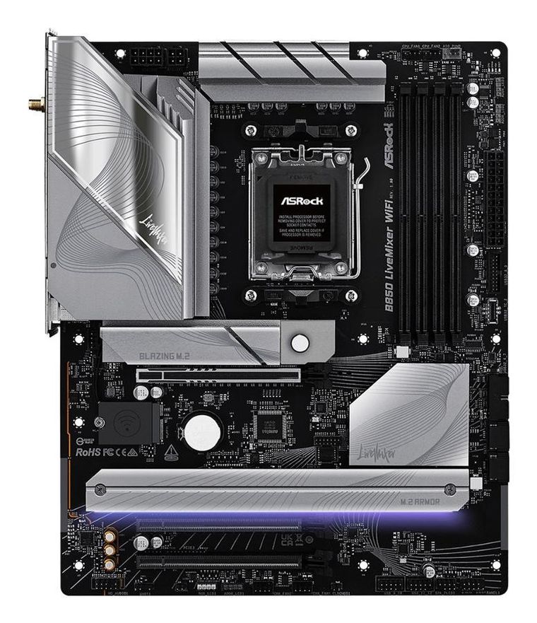 ASRock, płyta główna, B850 LIVEMIXER WIFI AM5 4DDR5 USB3.2 ATX
