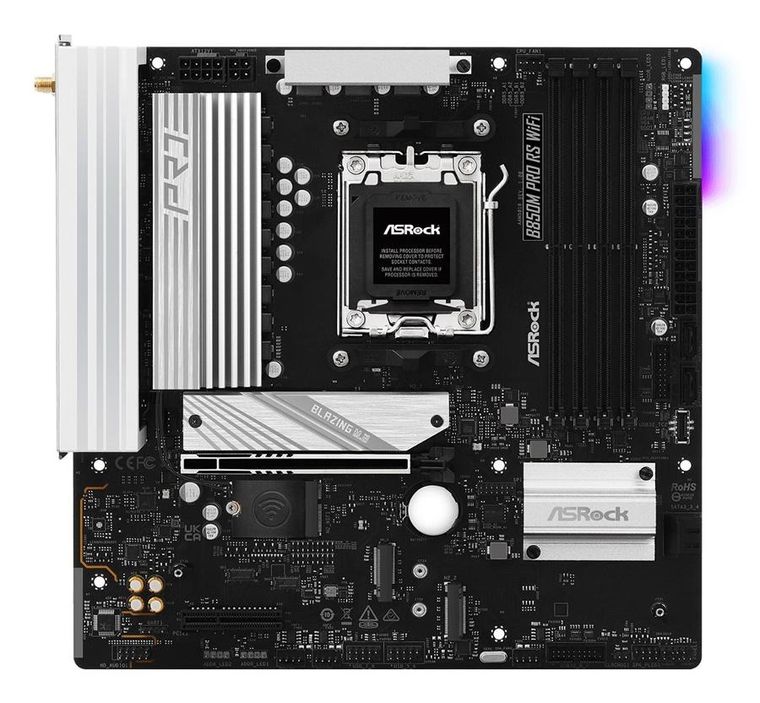 ASRock, płyta główna, B850M PRO RS WIFI AM5 4DDR5 mATX